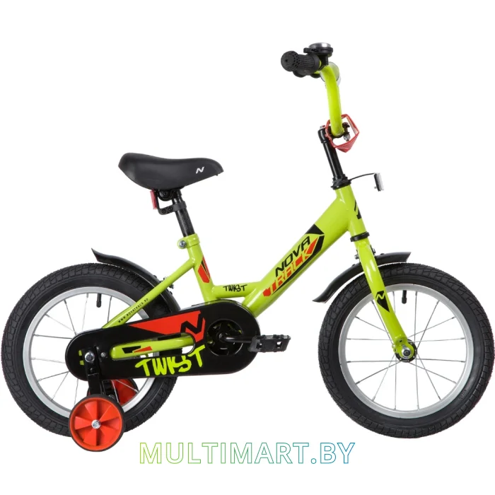 Детский велосипед Novatrack Twist 141TWIST.GN20 (зеленый, 2020)